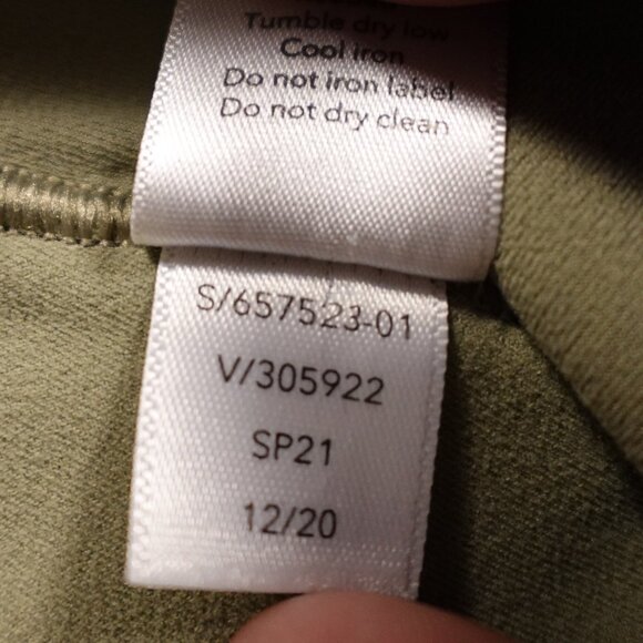 Athleta Salutation Stash Pocket II Cutout 7/8 tight women's small sage high rise - Picture 4 of 12